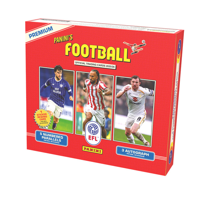 PANINI EFL FOOTBALL 2025/26 PREMIUM BOX