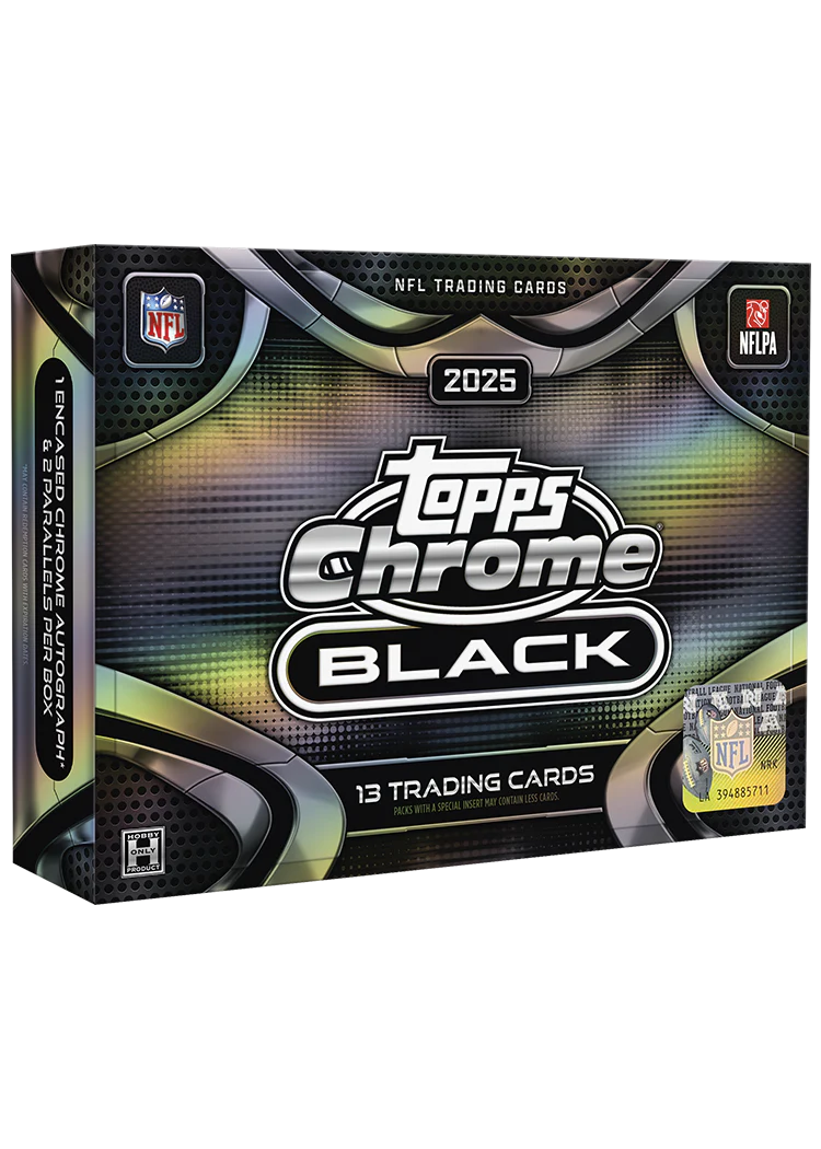 TOPPS NFL CHROME BLACK HOBBY BOX