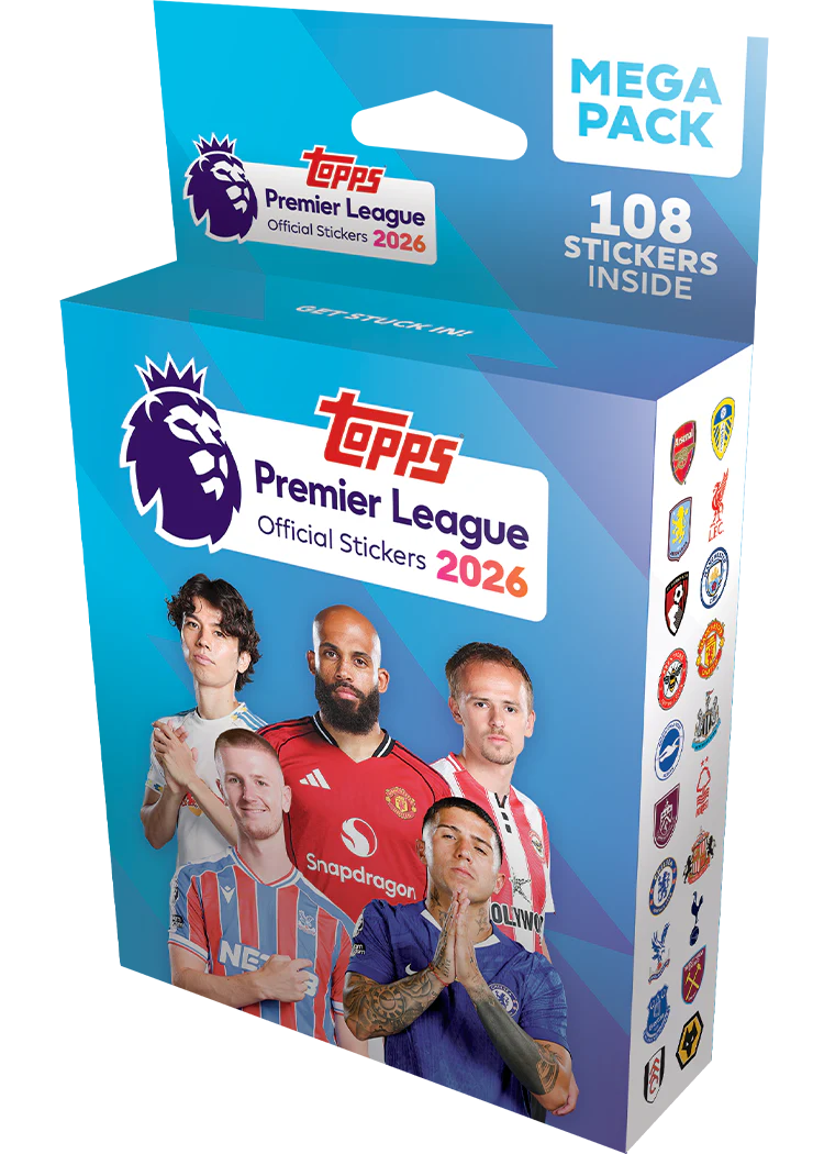 TOPPS PREMIER LEAGUE STICKER MEGA PACK 2026