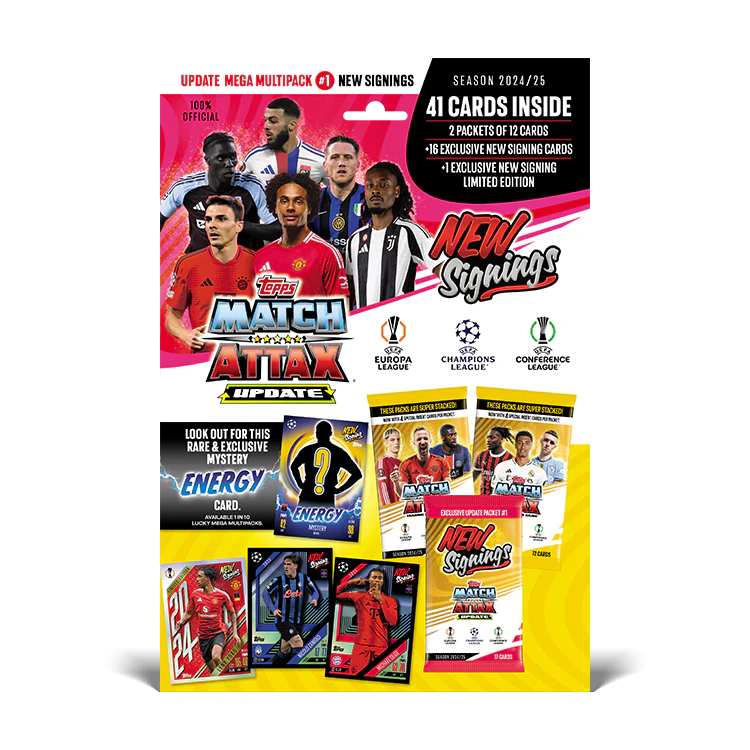 TOPPS MATCH ATTAX NEW SIGNINGS MULTIPACK 2024/25
