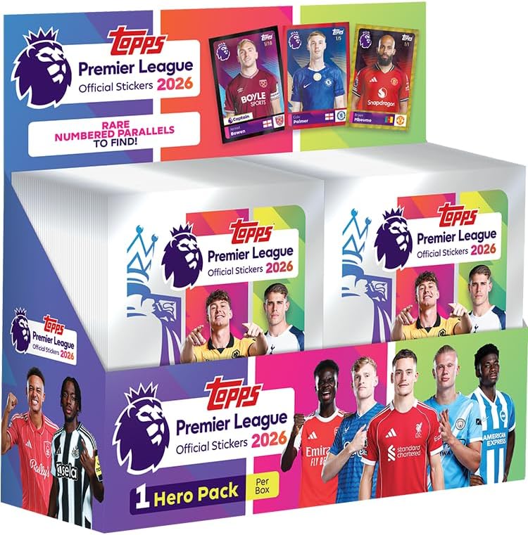 TOPPS PREMIER LEAGUE STICKER 2026 SEALED BOX