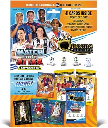 TOPPS MATCH ATTAX QUEENS OF EUROPE MULTIPACK 2024/25