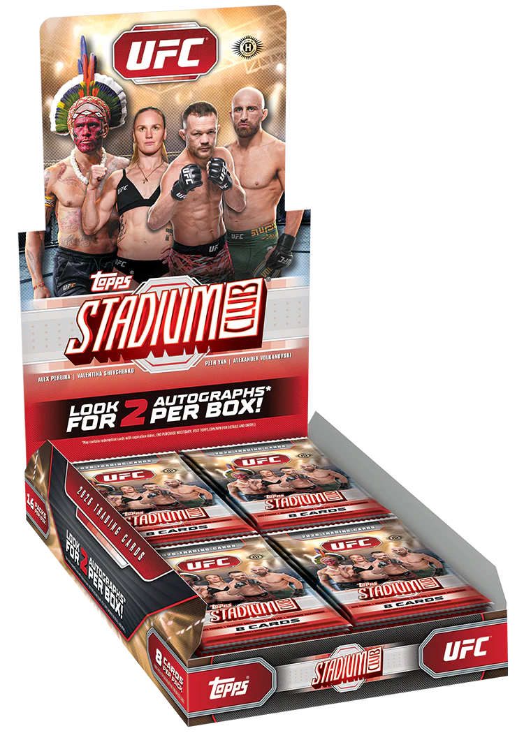 TOPPS 2026 UFC STADIUM CLUB HOBBY BOX PRE ORDER
