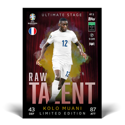 TOPPS EURO MATCH ATTAX 2024 RAW TALENT POCKET TIN