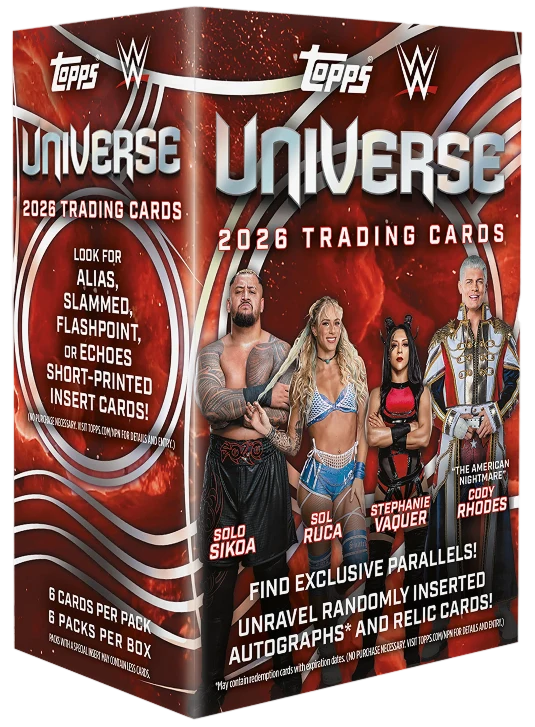 TOPPS 2026 WWE UNIVERSE VALUE PRE ORDER