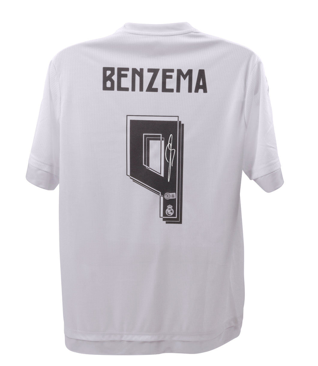 Karim Benzema Real Madrid Jersey Beckett Authenticated