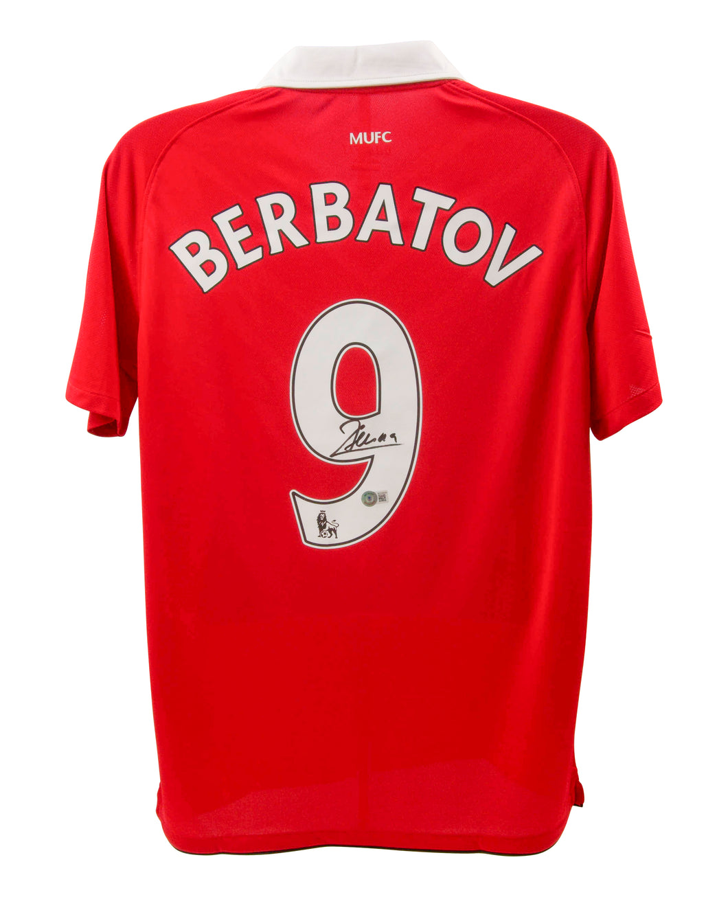 Dimitar Berbatov #9 Manchester United 10/11 Home Signed Jersey (Beckett COA)