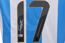 Load image into Gallery viewer, Alejandro Garnacho #17 Argentina 2024 Home Signed Jersey (Beckett COA)
