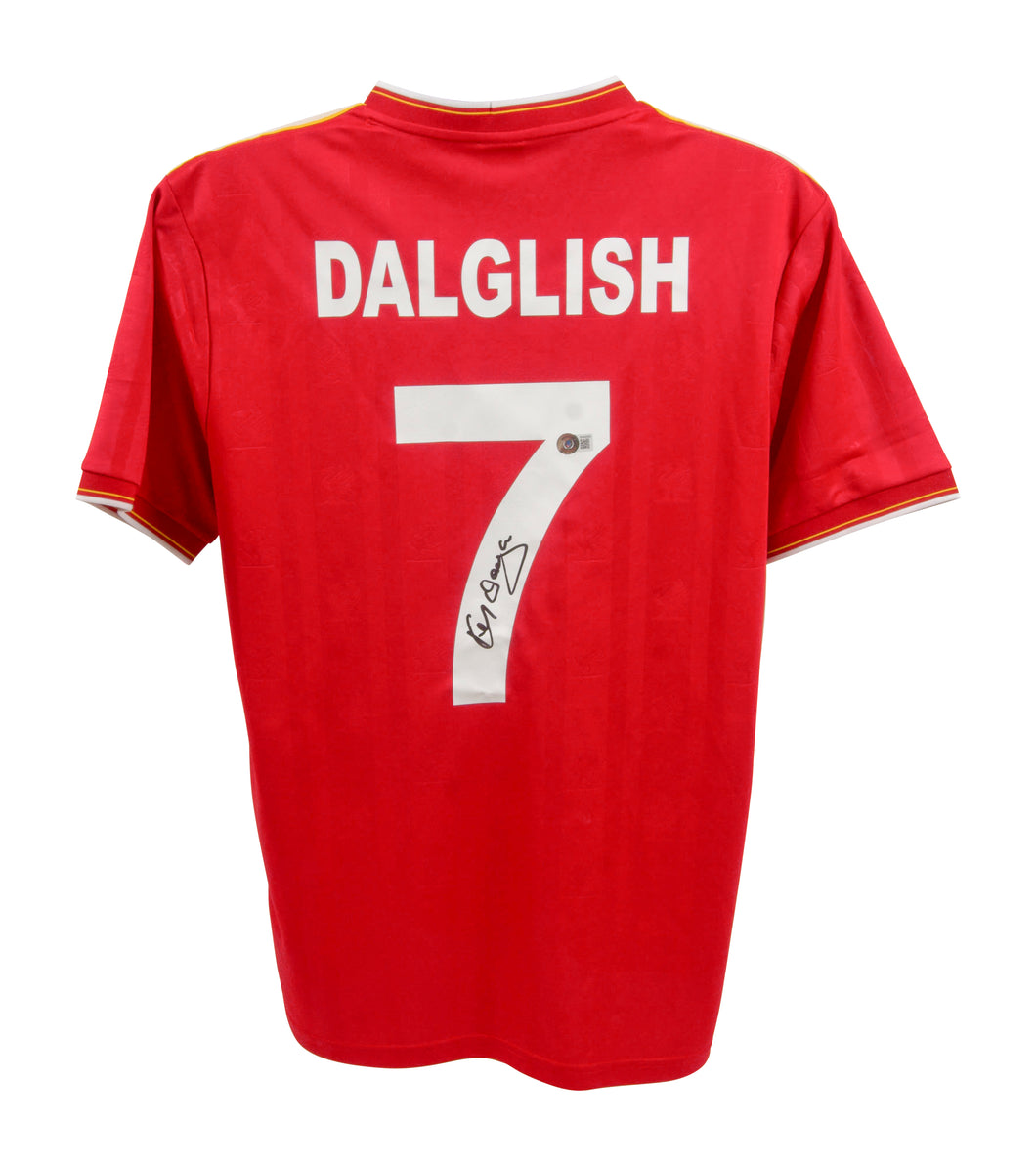 Kenny Dalglish Liverpool Jersey Beckett Authenticated