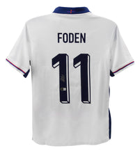 Load image into Gallery viewer, Phil Foden #11 England 2024 Home Signed Jersey (Beckett COA)
