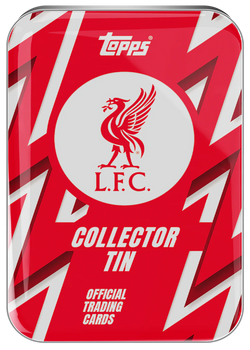 TOPPS LIVERPOOL COLLECTOR TIN 25/26