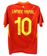Load image into Gallery viewer, Lamine Yamal #10 Spain 2024 Home Signed Jersey (Beckett COA)
