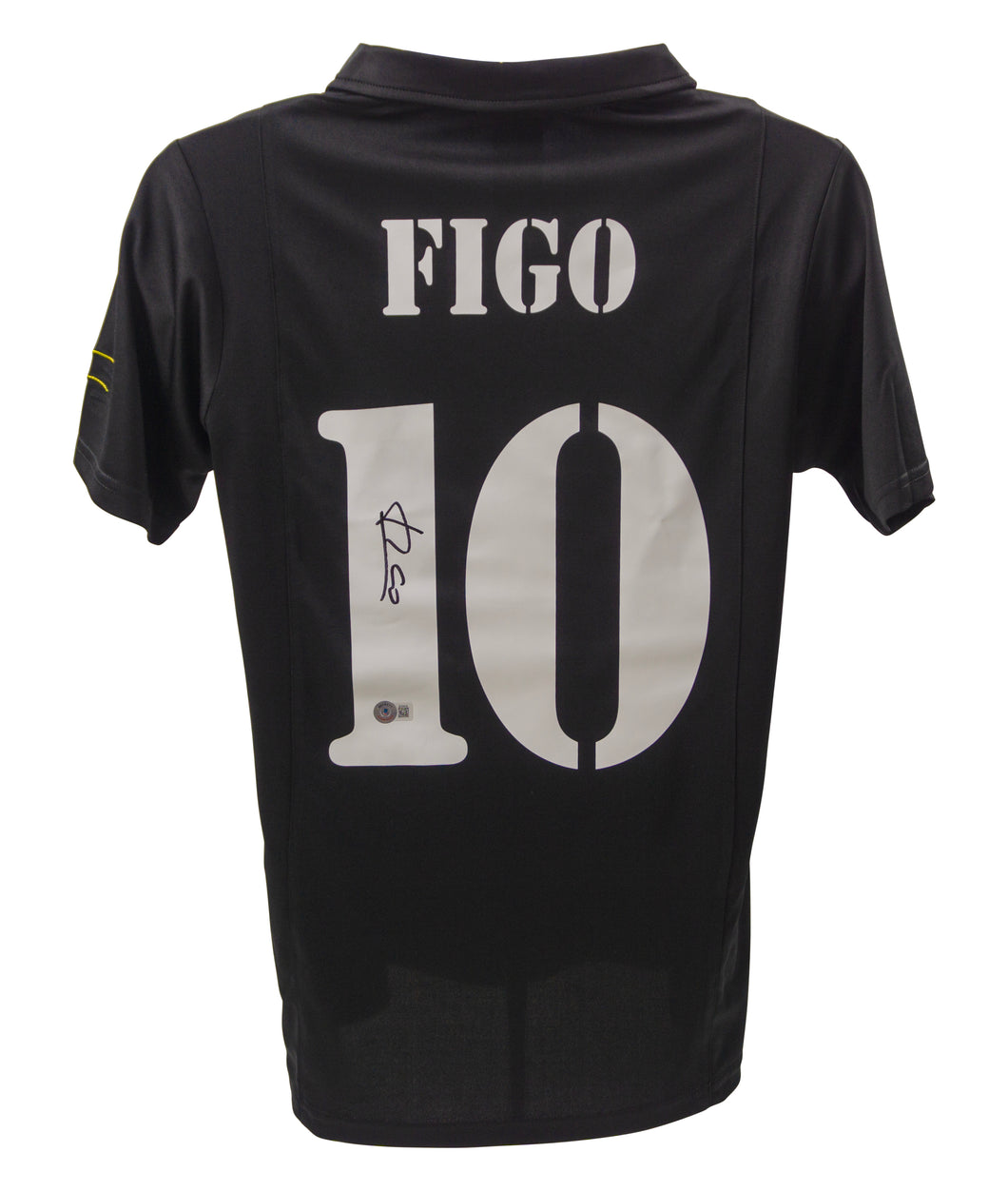 Luis Figo Real Madrid Away Jersey Beckett Authenticated