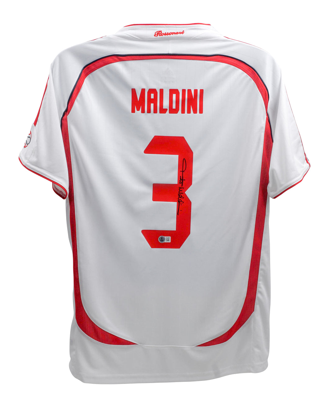Paolo Maldini AC Milan Jersey Beckett Authenticated