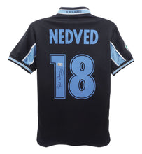 Load image into Gallery viewer, Pavel Nedved #18 Lazio 98-00 Third Signed Jersey (Beckett COA)
