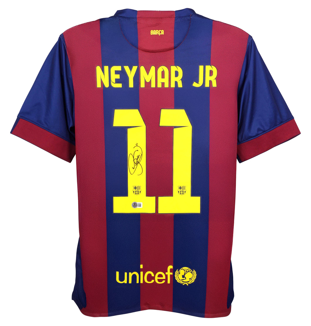 Neymar Jr Barcelona Home  Jersey Beckett Authenticated