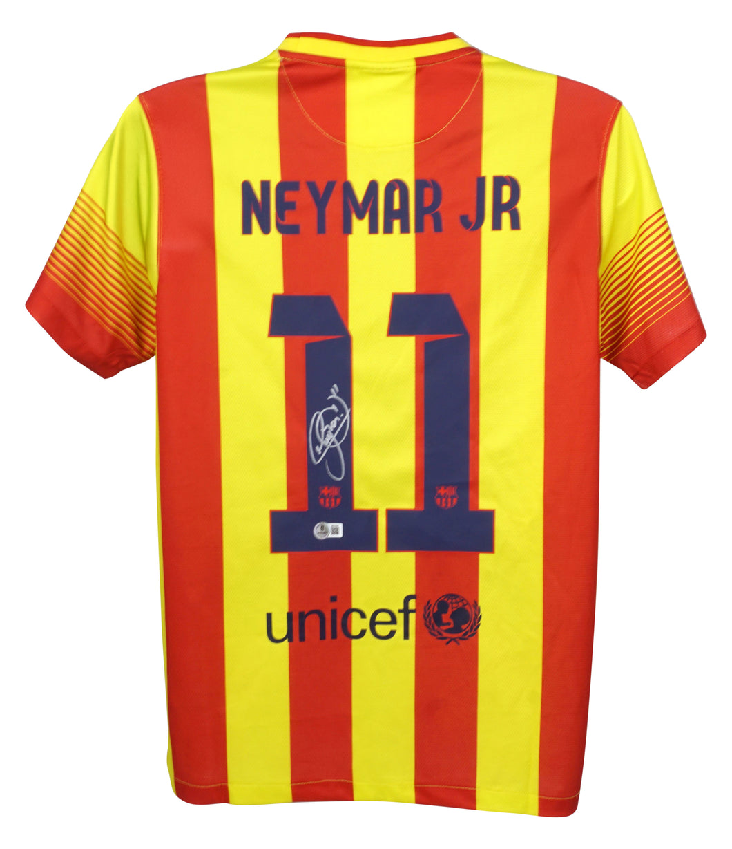 Neymar Jr Barcelona Away Jersey Beckett Authenticated