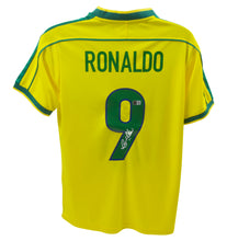 Load image into Gallery viewer, Ronaldo Nazario Brazil (R9) Jersey Beckett Authenticated

