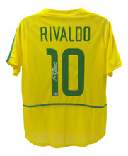 Load image into Gallery viewer, Rivaldo Brazil Jersey Beckett Authenticated
