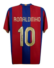 Load image into Gallery viewer, Ronaldinho Barcelona Jersey Beckett Authenticated
