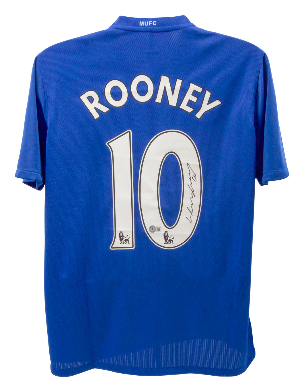 Wayne Rooney Man Utd 3rd Jersey Beckett Authenticated
