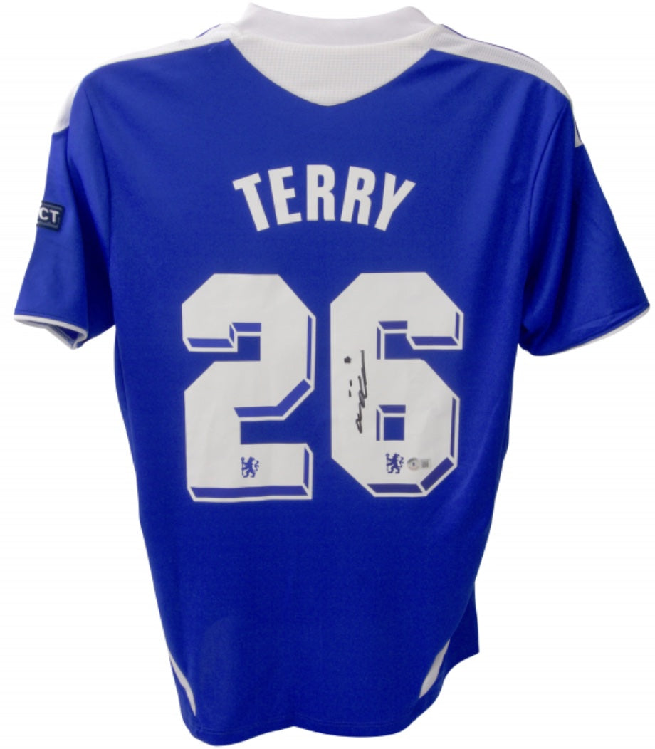 John Terry #26 Chelsea 11/12 Home UCL Signed Jersey (Beckett COA)