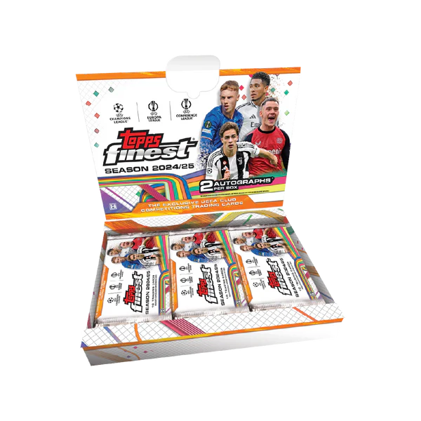Topps Finest UEFA Club Competitions Hobby Box 2024/25