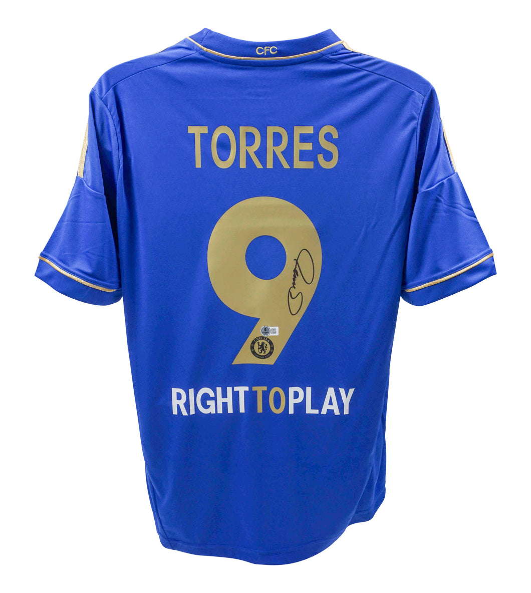 Fernando Torres Chelsea 12/13  Jersey Beckett Authenticated
