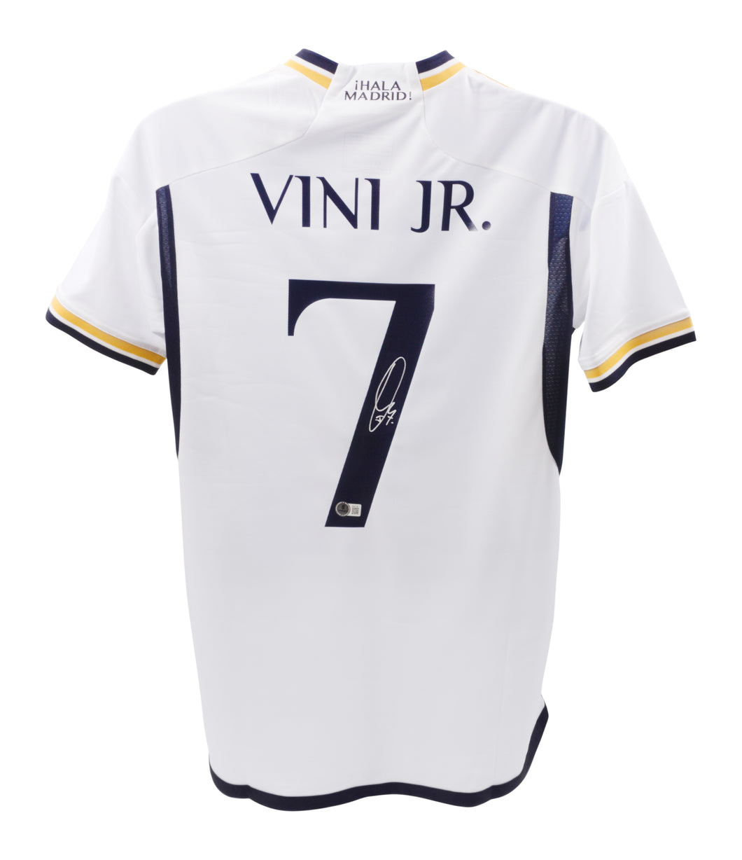 Vinicius Jr Real Madrid 23/24 Jersey Beckett Authenticated