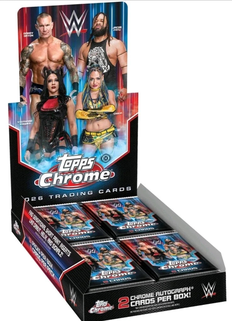 TOPPS WWE CHROME HOBBY 2026