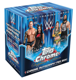 TOPPS CHROME WWE SAPPHIRE 2026