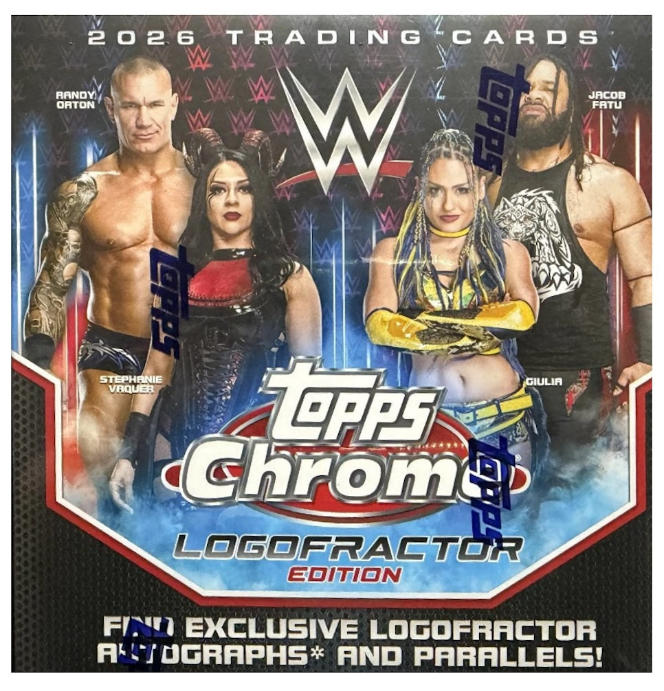 TOPPS WWE CHROME LOGOFRACTOR 2026