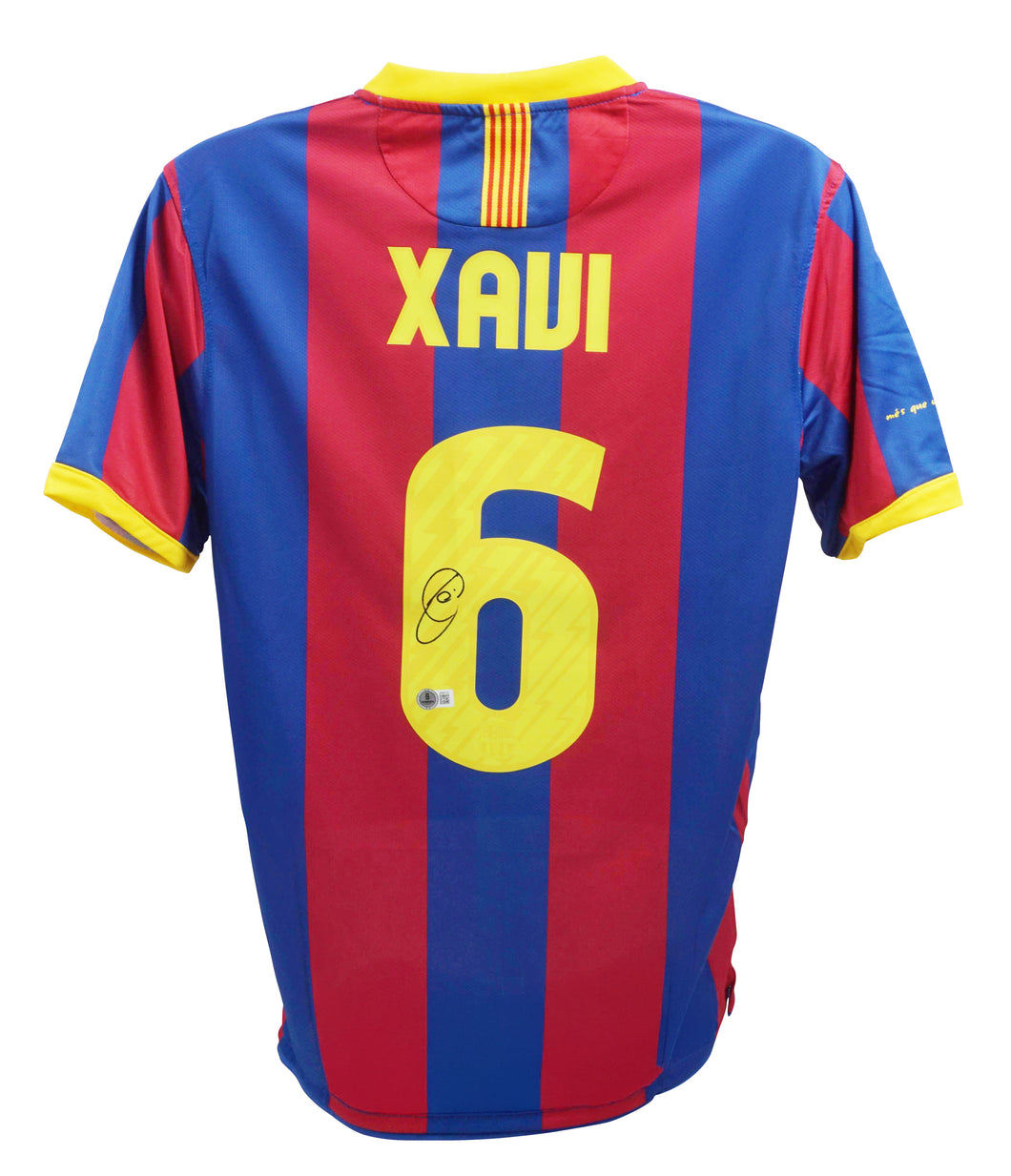 Xavi Barcelona Jersey Beckett Authenticated