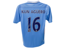 Load image into Gallery viewer, Sergio Kun Aguero #10 Manchester City 20/21 Home Signed Jersey (Beckett COA)
