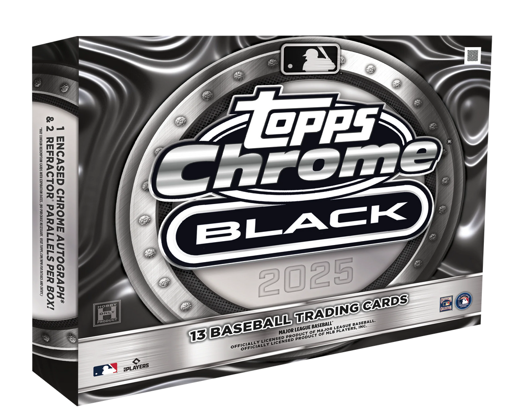 Topps Chrome Black Baseball 2025 Sealed Box