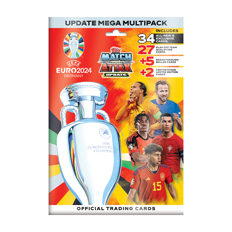 TOPPS MATCH ATTAX EURO 2024 UPDATE MEGA MULTIPACK