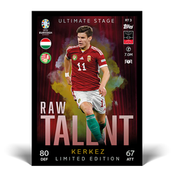 TOPPS EURO MATCH ATTAX 2024 RAW TALENT POCKET TIN