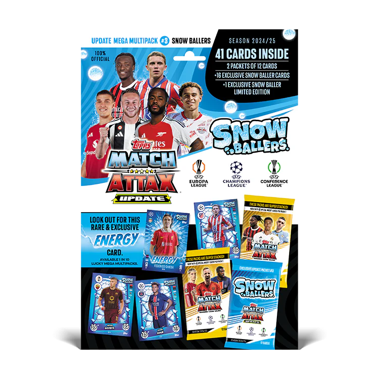 TOPPS MATCH ATTAX SNOW BALLERS MULTIPACK 2024/25