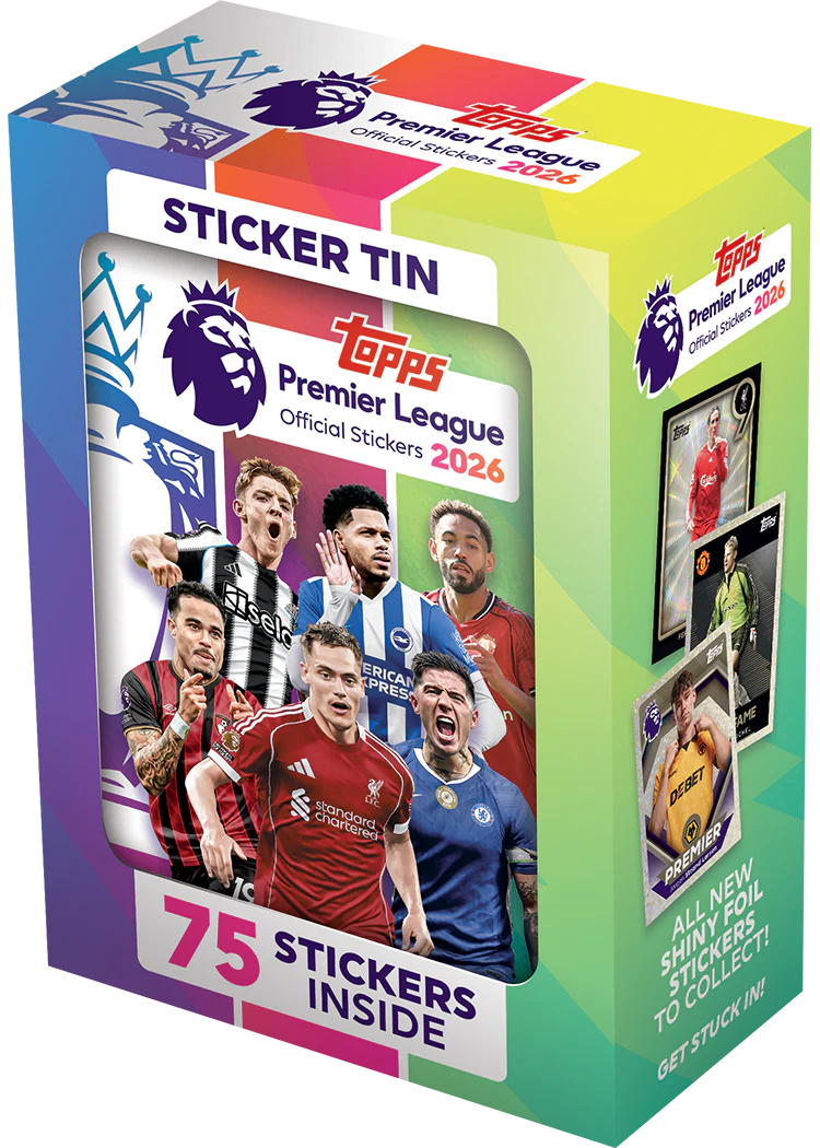 TOPPS PREMIER LEAGUE STICKER TIN 2026