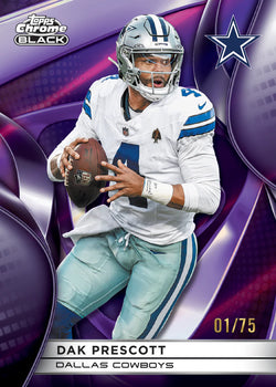 TOPPS NFL CHROME BLACK HOBBY BOX