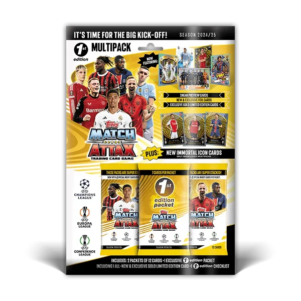 TOPPS MATCH ATTAX 1ST EDITION MULTIPACK 2024/25