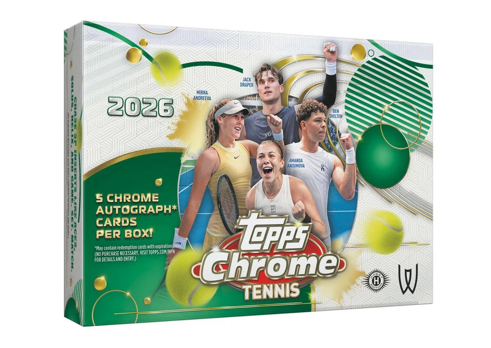 TOPPS 2026 TENNIS CHROME DELIGHT PRE ORDER