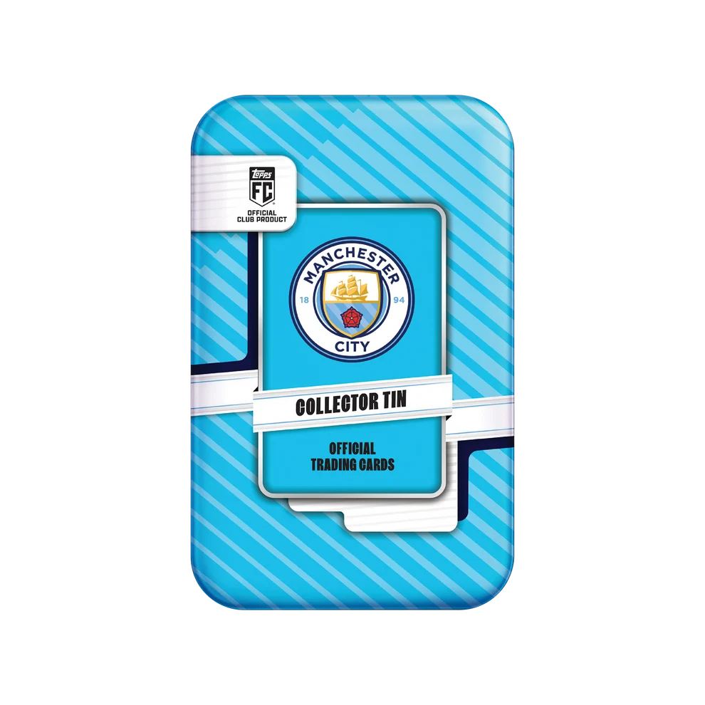 TOPPS MANCHESTER CITY 2026 COLLECTORS TIN PRE ORDER