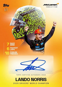 TOPPS 2025 McLAREN RACING