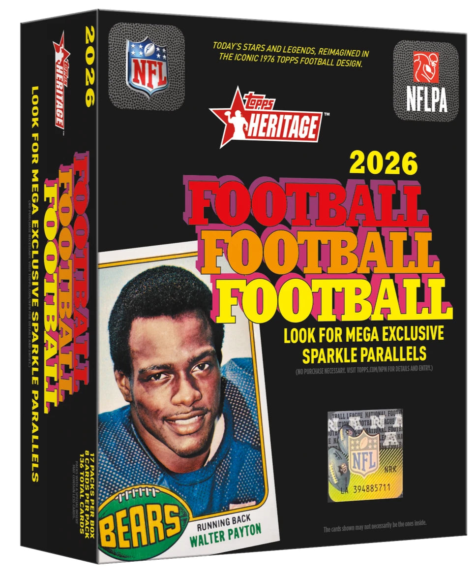TOPPS NFL HERITAGE MEGA 2026 PRE ORDER