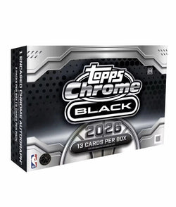 TOPPS CHROME 2026 BLACK BASKETBALL PRE ORDER