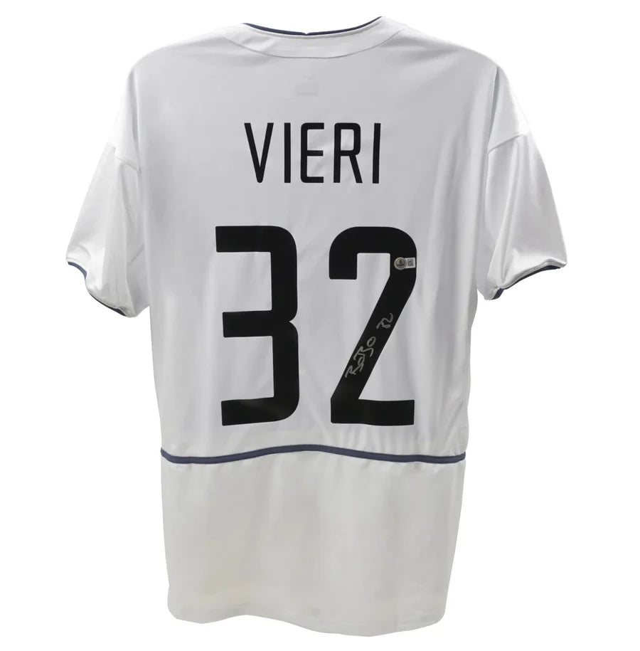 Christian Vieiri Inter Milan Away Jersey Beckett Authenticated
